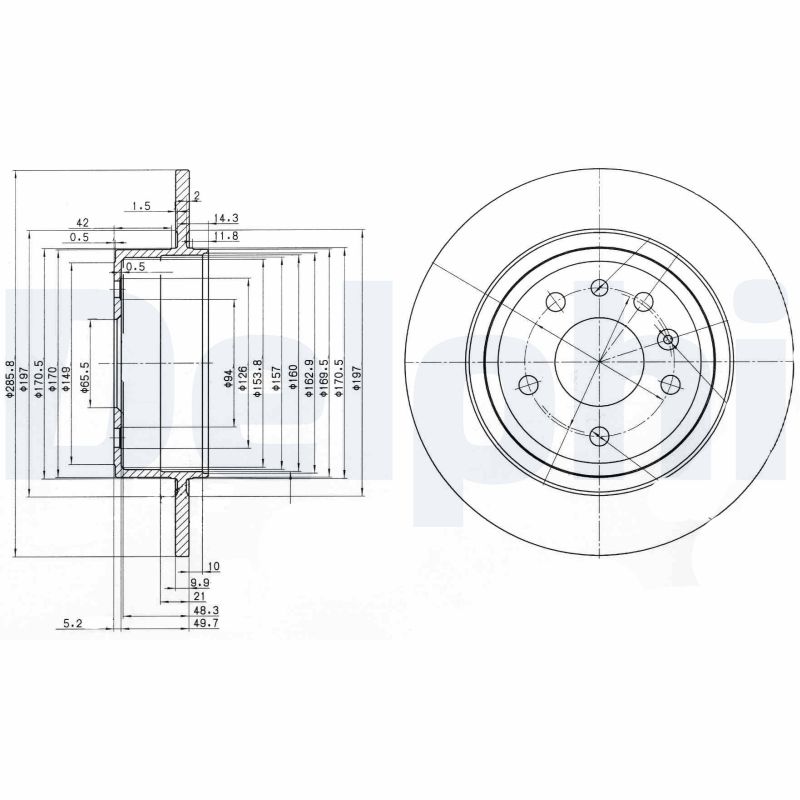Discofreno - BG3908C DELPHI