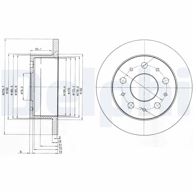 Discofreno - BG3923 DELPHI