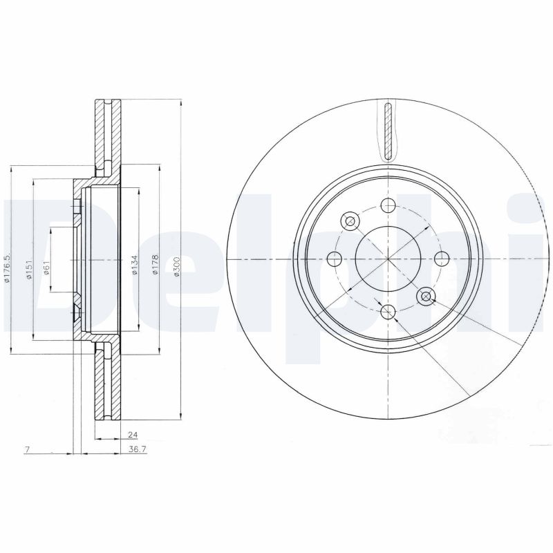 Discofreno - BG3929 DELPHI