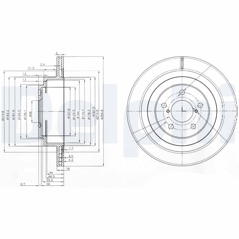 Brake Disc - BG3931 DELPHI