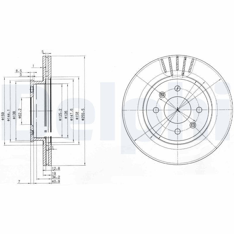 Discofreno - BG3934 DELPHI