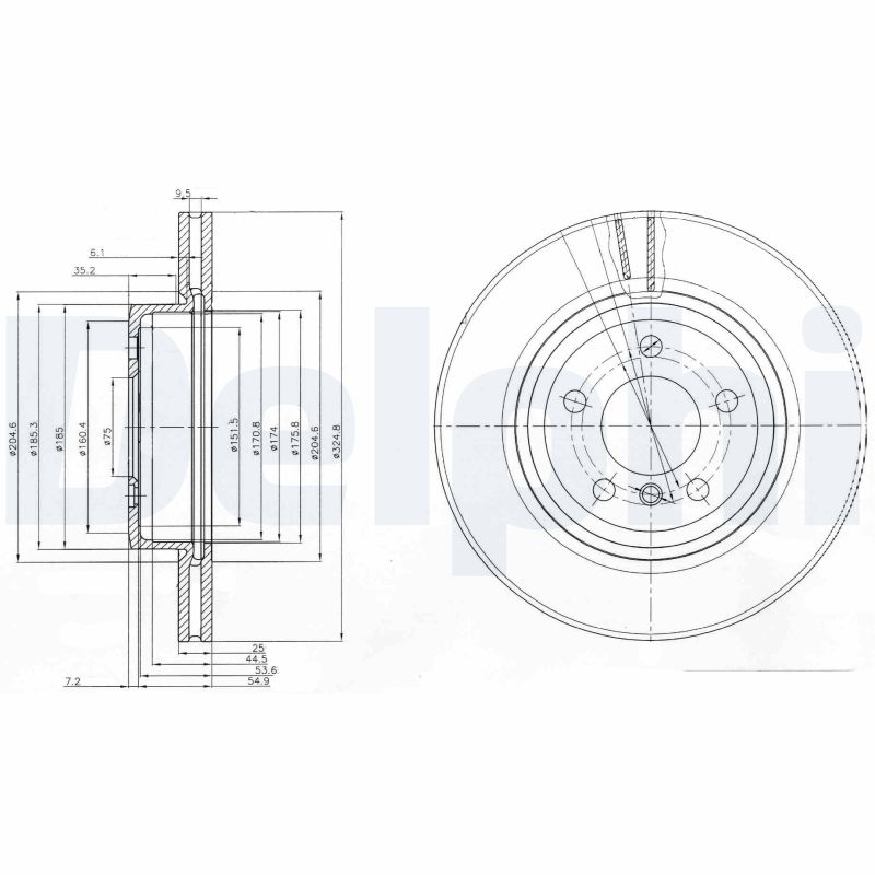 Discofreno - BG3938 DELPHI
