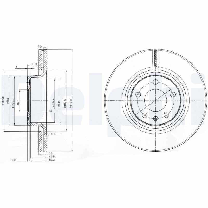 Discofreno - BG3942 DELPHI