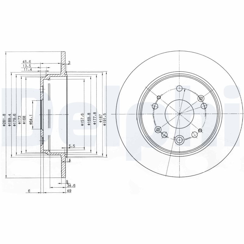 Discofreno - BG3979 DELPHI