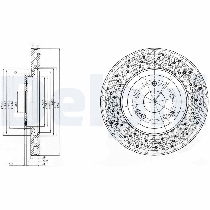 Discofreno - BG3985C DELPHI