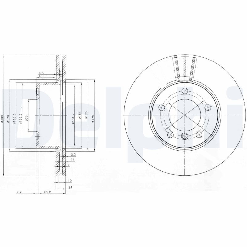 Discofreno - BG3998C DELPHI