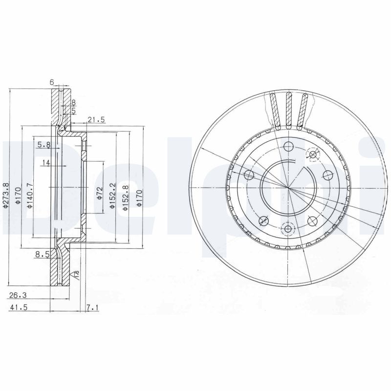 Discofreno - BG4015 DELPHI