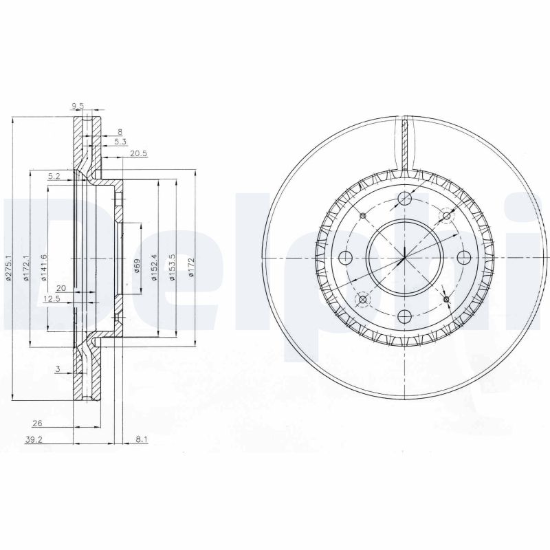 Discofreno - BG4016 DELPHI