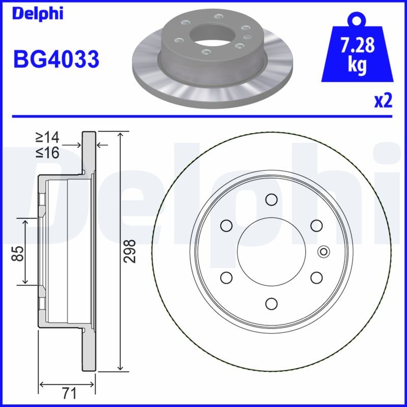Discofreno - BG4033 DELPHI