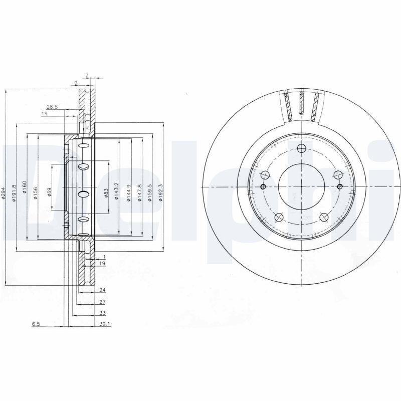 Discofreno - BG4038C DELPHI
