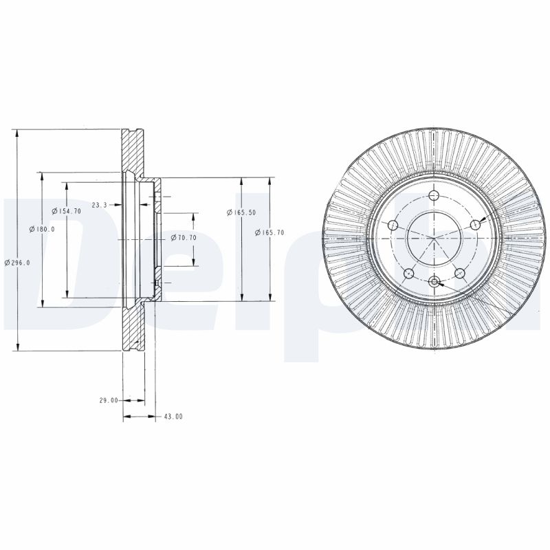 Brake Disc - BG4092C DELPHI