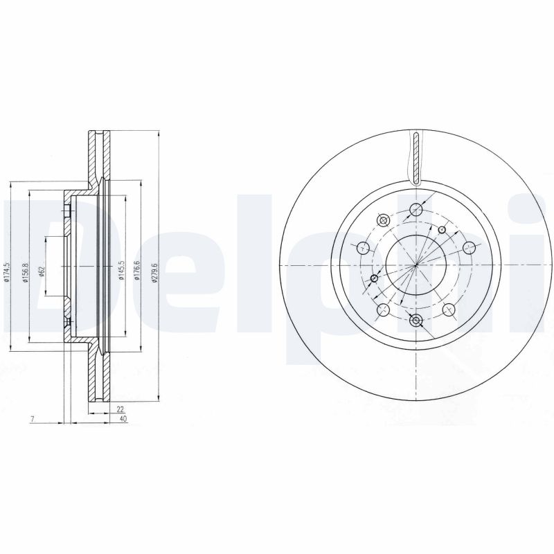 Discofreno - BG4093C DELPHI