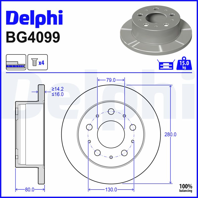 Discofreno - BG4099 DELPHI
