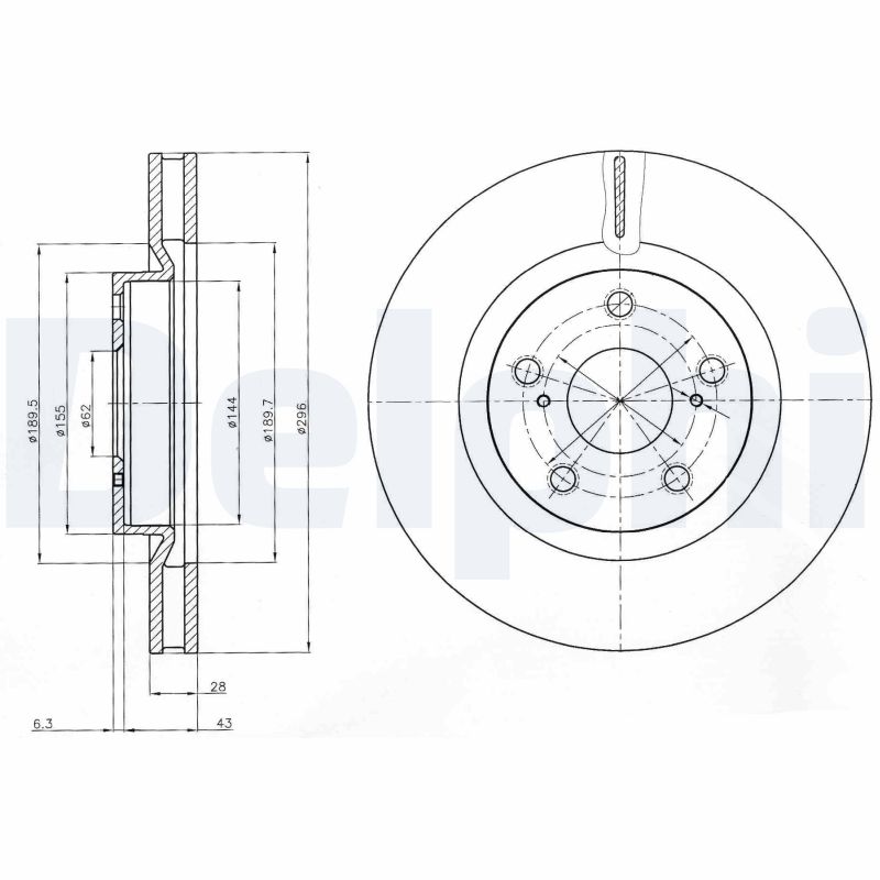 Discofreno - BG4114C DELPHI