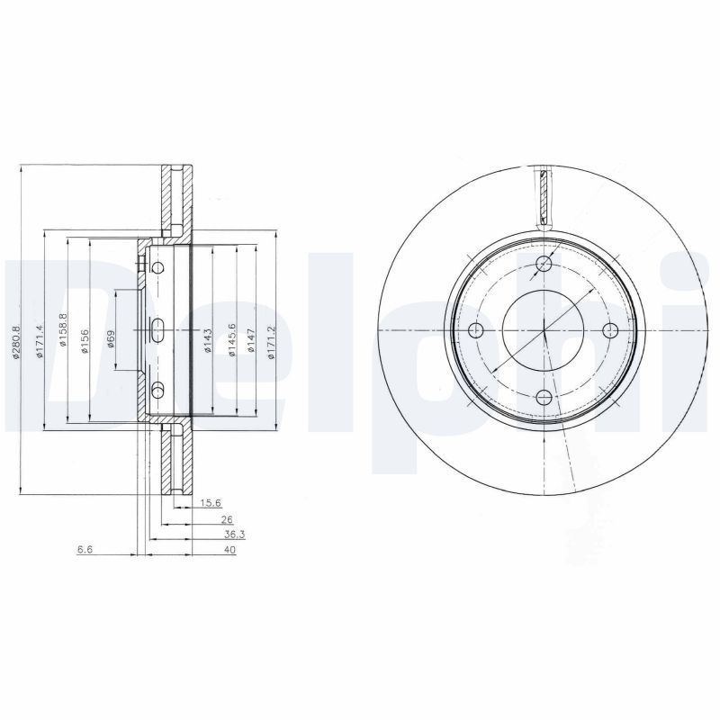 Discofreno - BG4127 DELPHI