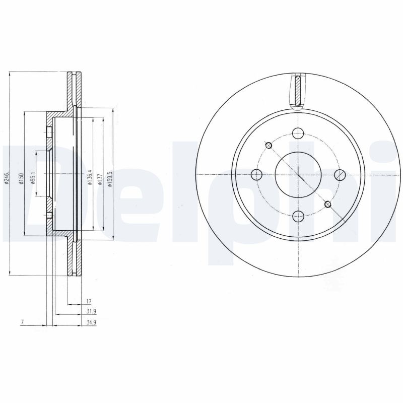 Discofreno - BG4128 DELPHI