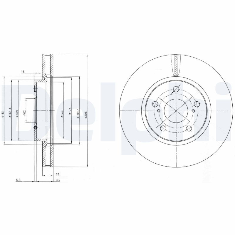 Discofreno - BG4139C DELPHI