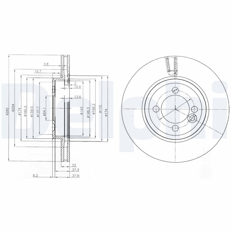 Discofreno - BG4146C DELPHI