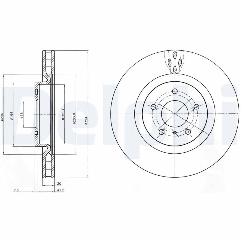 Discofreno - BG4162C DELPHI