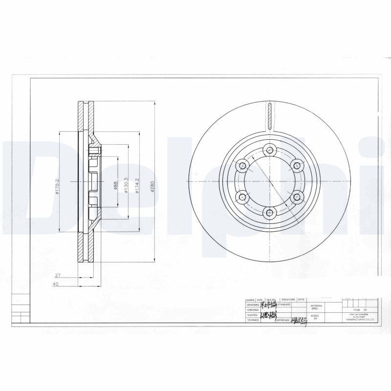 Discofreno - BG4175 DELPHI