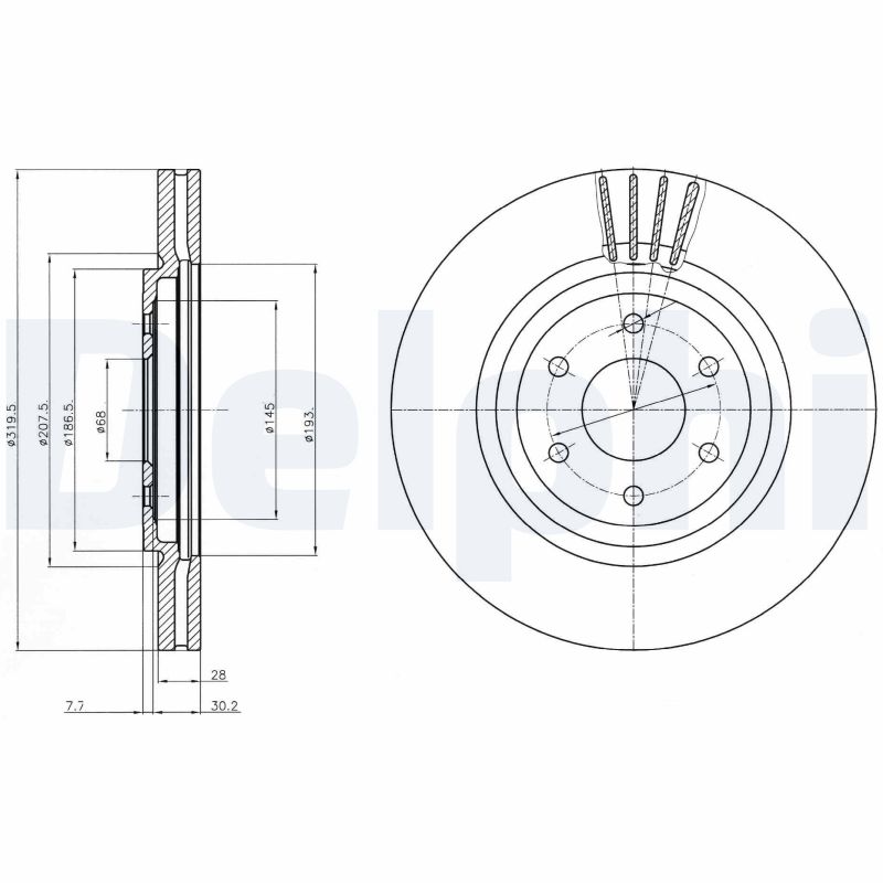 Discofreno - BG4176C DELPHI