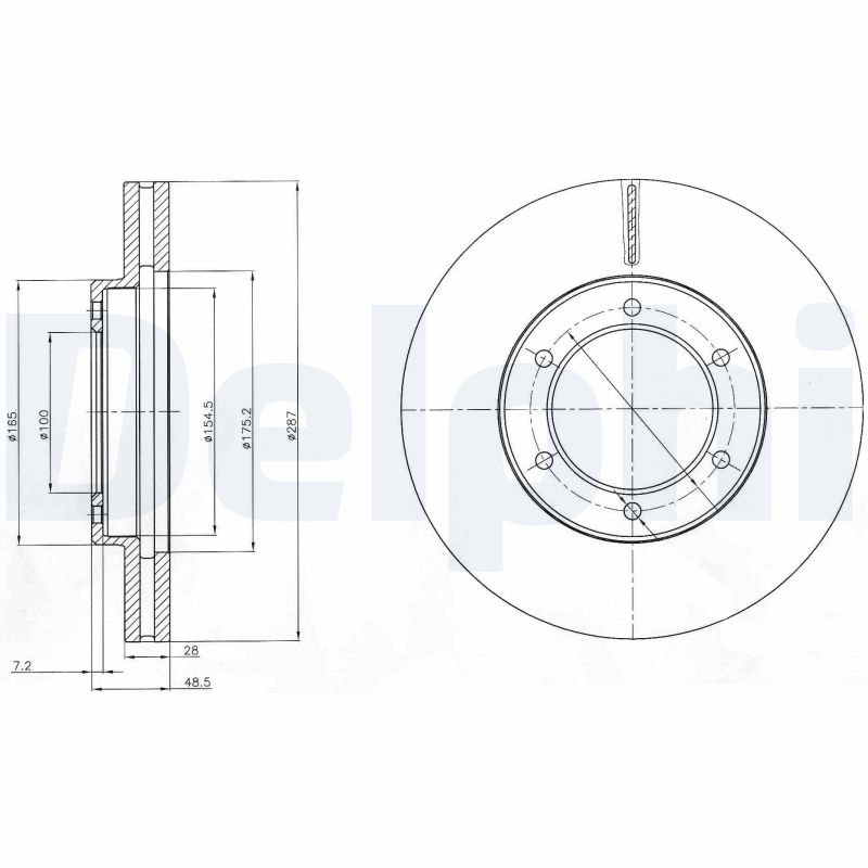 Brake Disc - BG4209 DELPHI