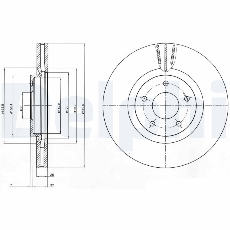 Discofreno - BG4231C DELPHI