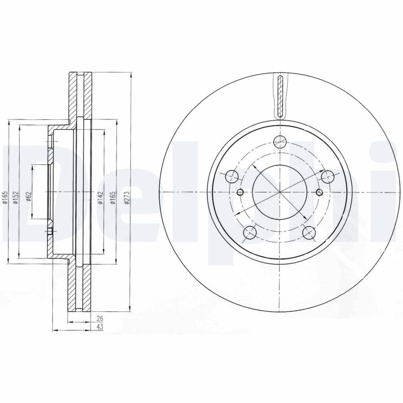 Discofreno - BG4234C DELPHI