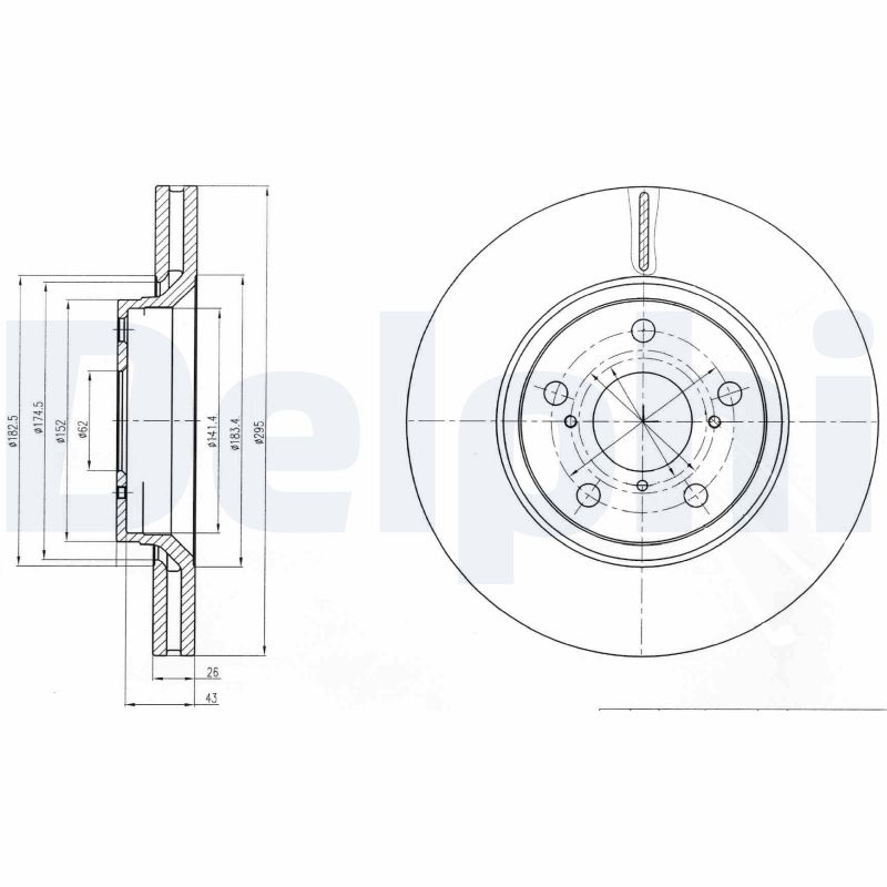 Discofreno - BG4236C DELPHI