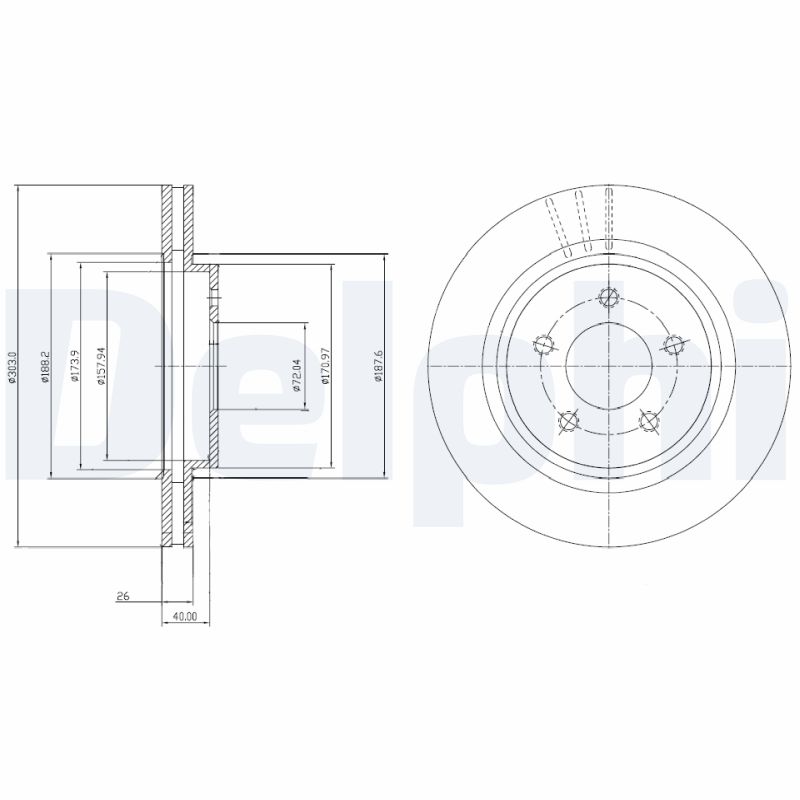 Discofreno - BG4240C DELPHI
