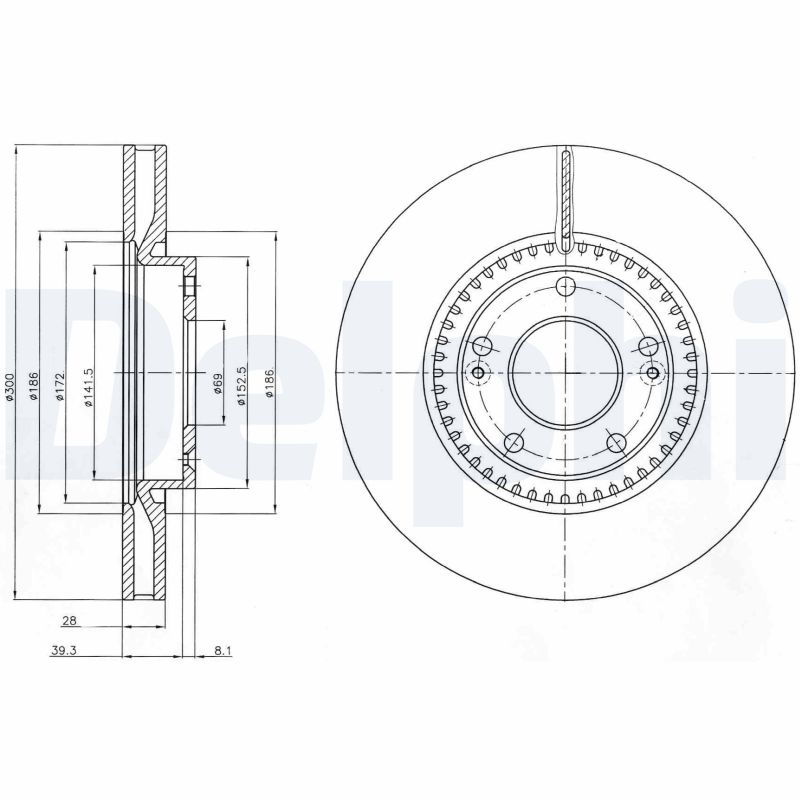 Discofreno - BG4251C DELPHI