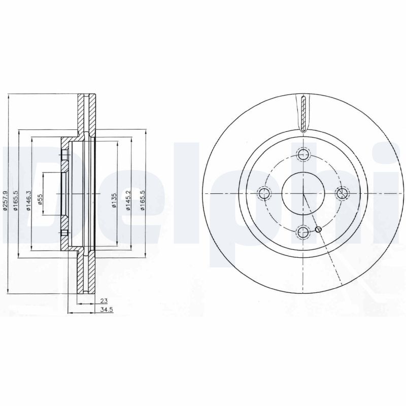 Discofreno - BG4254C DELPHI