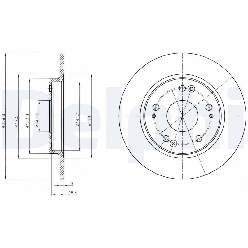 Discofreno - BG4280 DELPHI