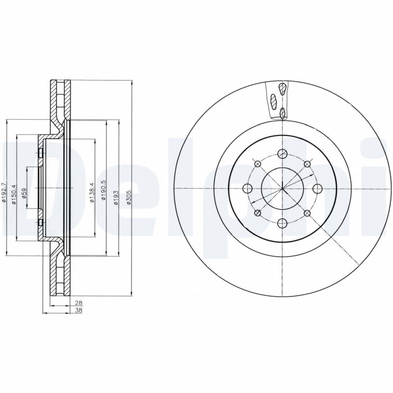 Discofreno - BG4308 DELPHI