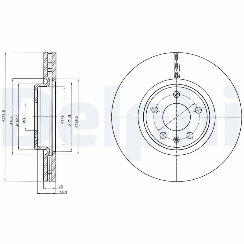 Discofreno - BG4346C DELPHI