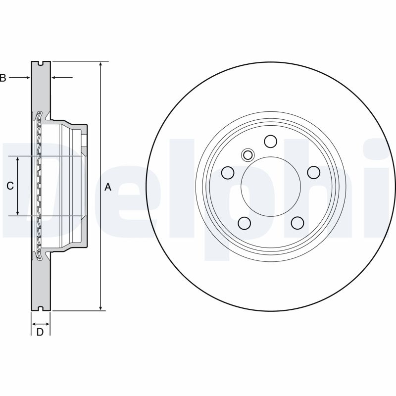 Discofreno - BG4458C DELPHI