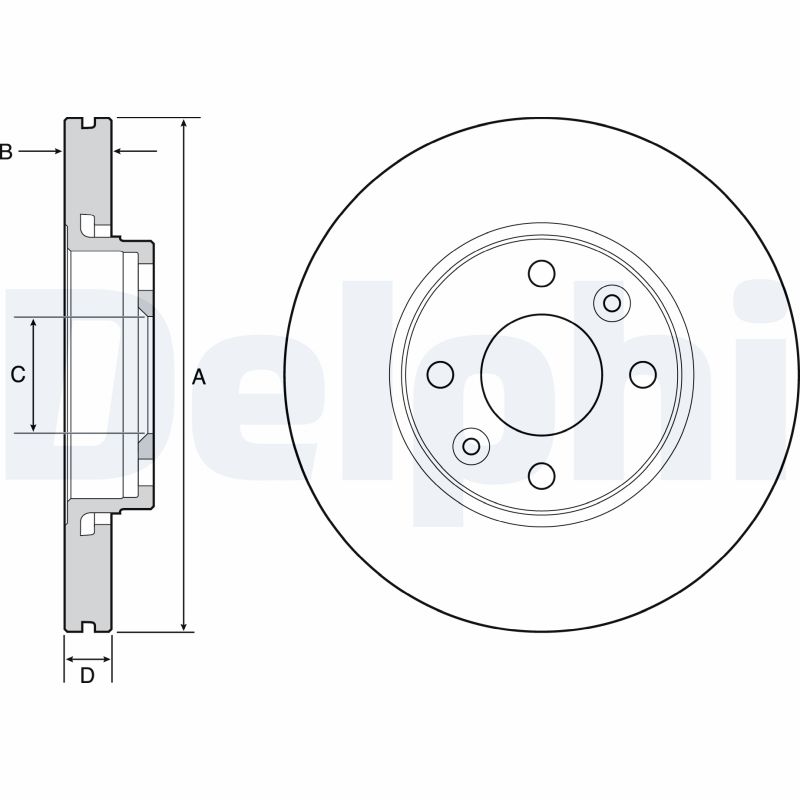 Discofreno - BG4459C DELPHI