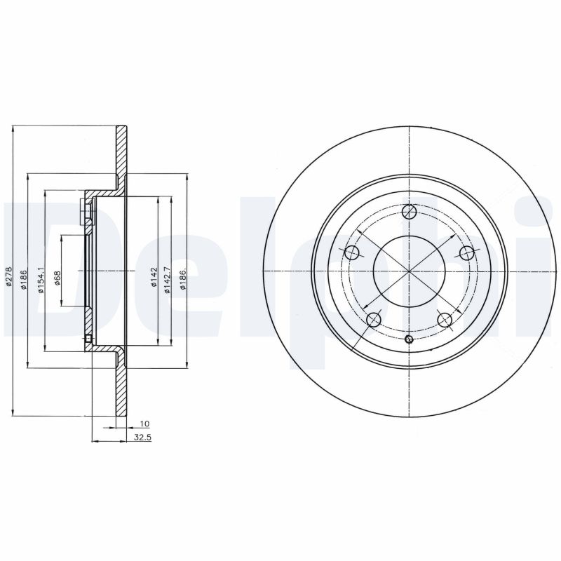 Discofreno - BG4534C DELPHI