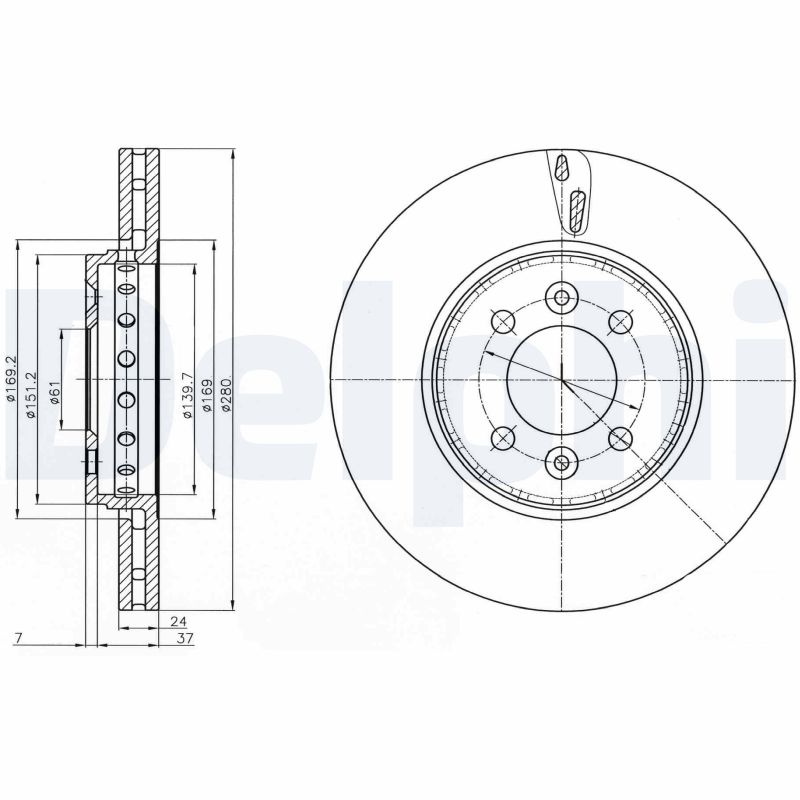 Discofreno - BG4536C DELPHI