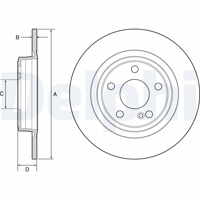 Discofreno - BG4558C DELPHI