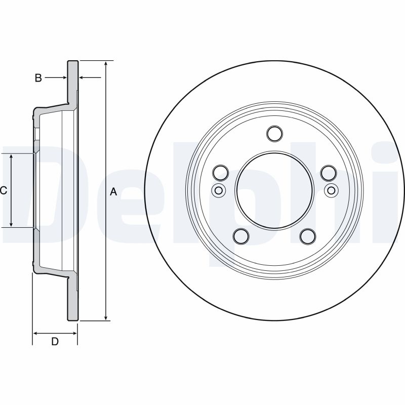 Discofreno - BG4559C DELPHI