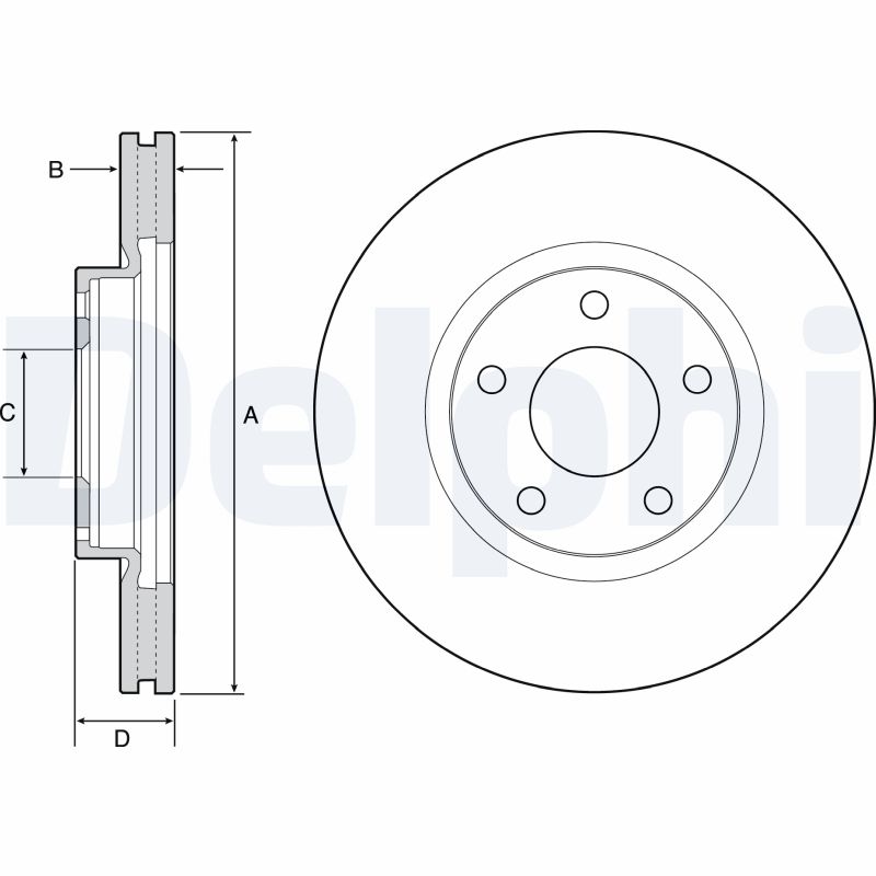 Discofreno - BG4562C DELPHI