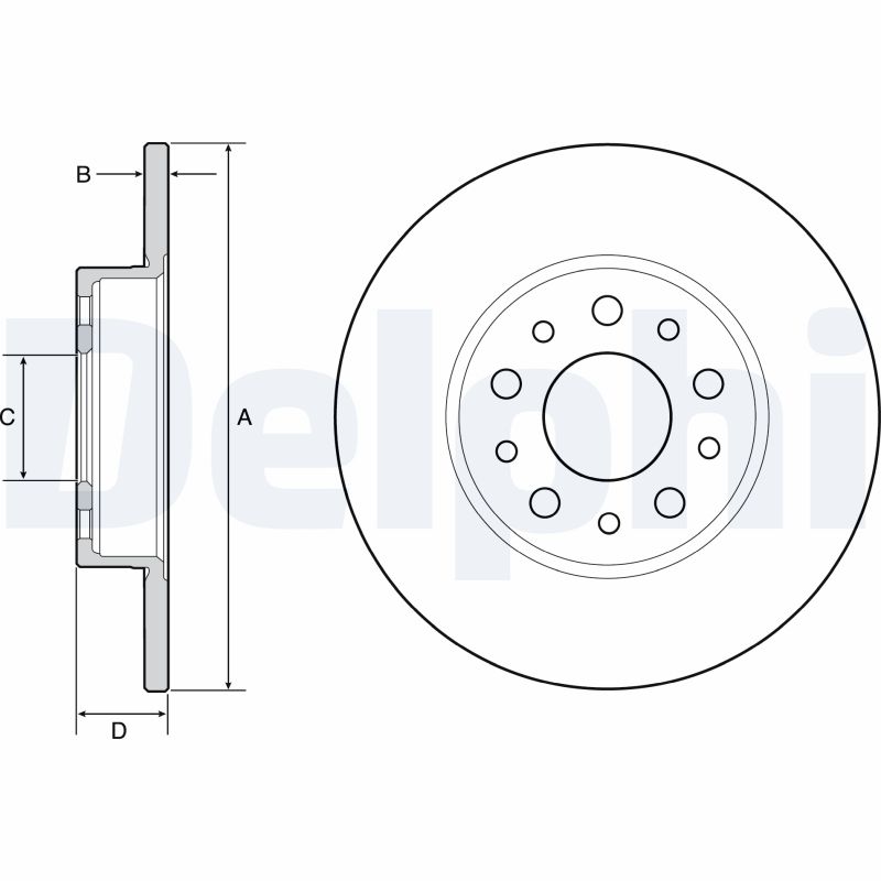 Discofreno - BG4655C DELPHI