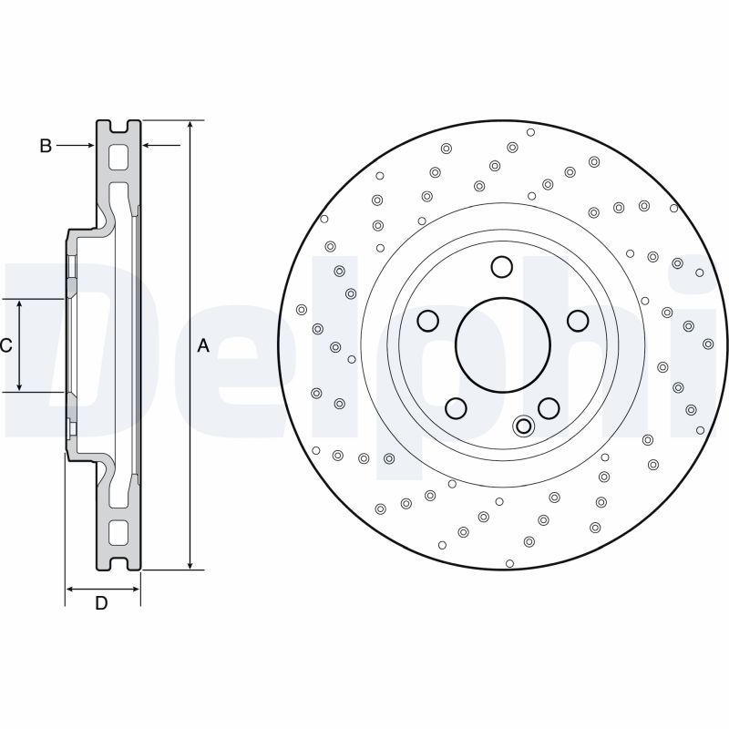 Discofreno - BG4658C DELPHI
