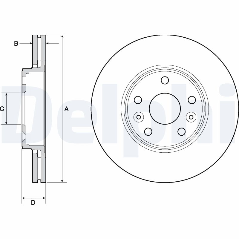 Discofreno - BG4667C DELPHI