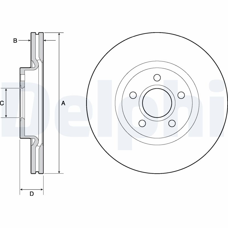 Discofreno - BG4676C DELPHI