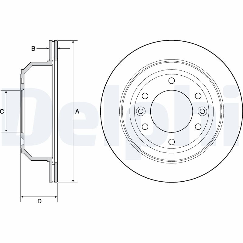 Brake Disc - BG4692C DELPHI