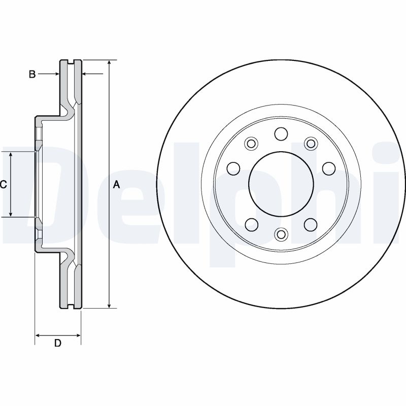 Discofreno - BG4700C DELPHI