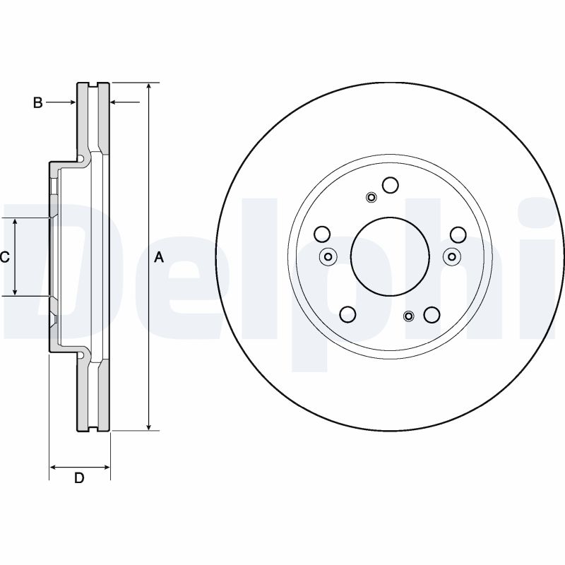 Brake Disc - BG4741C DELPHI