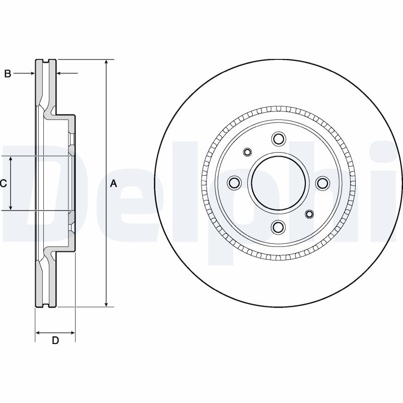 Discofreno - BG4743C DELPHI